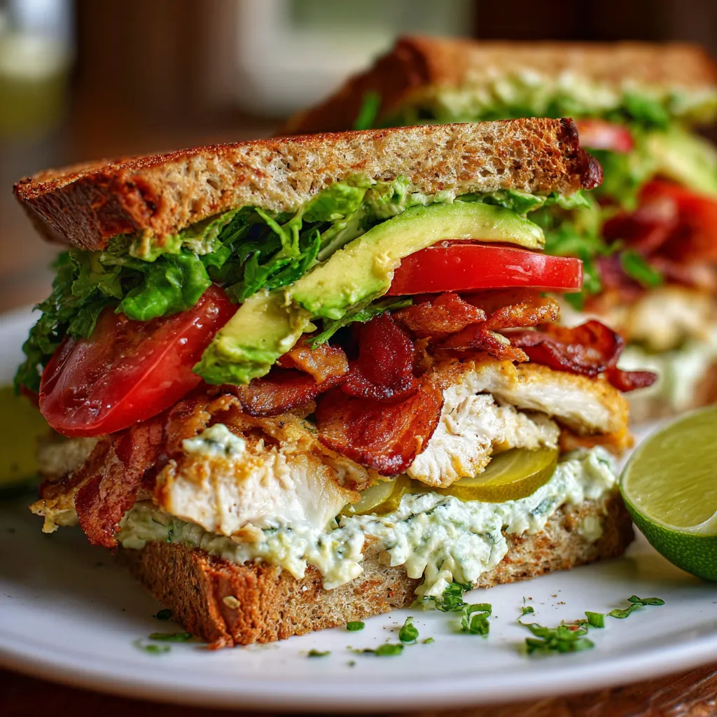 Ultimate Chicken Avocado Ranch Club: Your New Favorite Sandwich